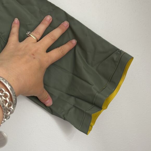 NWOT Weather-Rite full zip midi length hooded rain coat sz L - Picture 4 of 7